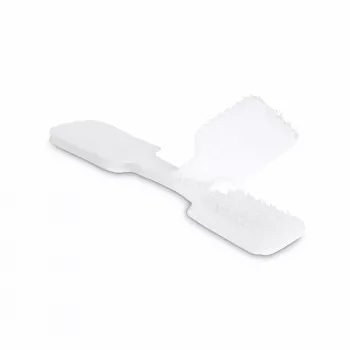 StarTech.com 3,5 inch (9cm) kabelmarkeringslabels, 100-pack, wit, haak-aan-haak klittenband kabelabels, beschrijfbare kabelmarkeringen voor kabelmanagement, kabelidentificatielabels