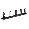 StarTech.com 1U 19 inch kabelmanagement-organizer – D-ring haken netwerk-/serverrack kabelmanager – horizontaal kabelpaneel voor datacenters met doorvoergaten, incl. montagemateriaal – EIA/ECA-310-E