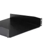 StarTech.com 2HE serverrack-legbord – universeel rackmontage-uitlegbord voor 19 inch netwerkapparatuurrack & -kast – hoogbelastbaar staal – draagvermogen 20 kg – 400 mm diep bord, zwart