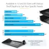 StarTech.com CABSHELF116V2PK 2-pack 1U geventileerde rackplanken, 16 inch diep