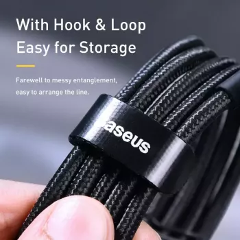 Baseus Cafule USB-kabel USB 2.0 2 m USB C zwart