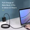 Baseus Cafule USB-kabel USB 2.0 2 m USB C zwart