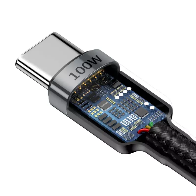 Baseus Cafule USB-kabel USB 2.0 2 m USB C zwart