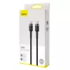 Baseus Cafule USB-kabel USB 2.0 2 m USB C zwart