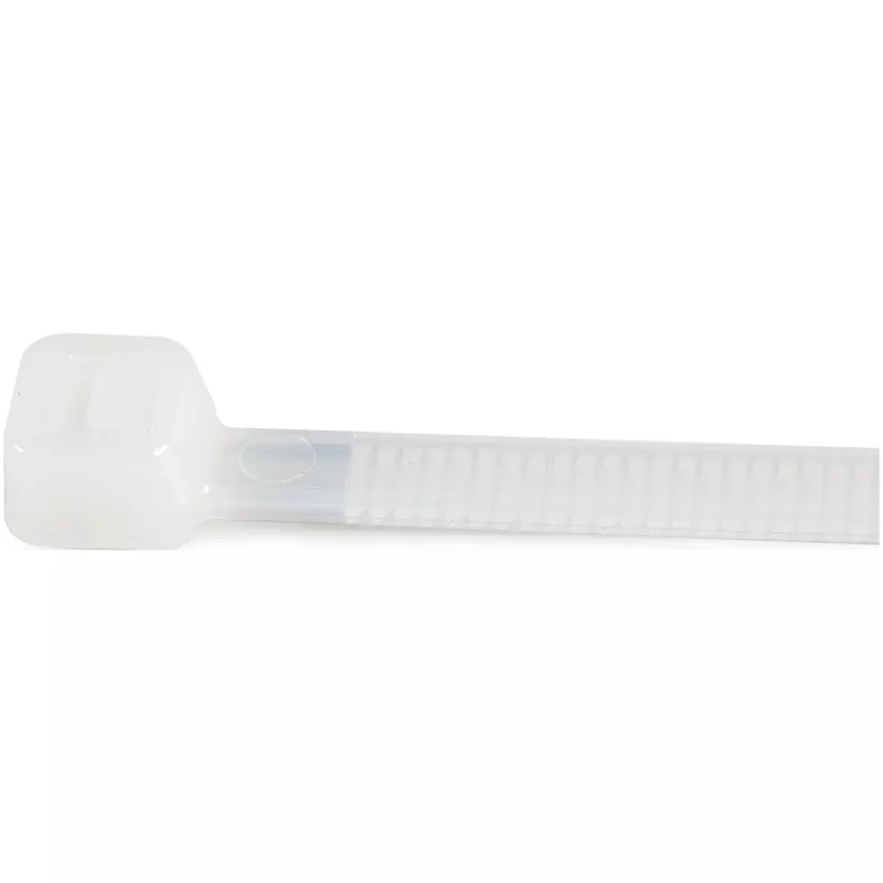 StarTech.com 20 cm kabelbinders – 4 mm breed, 55 mm bundeldiameter, 22 kg treksterkte, zelfborgende nylon kabelbinders met gebogen punt – 94V-2/UL-gecertificeerd, 100-pack – wit