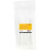 StarTech.com 20 cm kabelbinders – 4 mm breed, 55 mm bundeldiameter, 22 kg treksterkte, zelfborgende nylon kabelbinders met gebogen punt – 94V-2/UL-gecertificeerd, 100-pack – wit