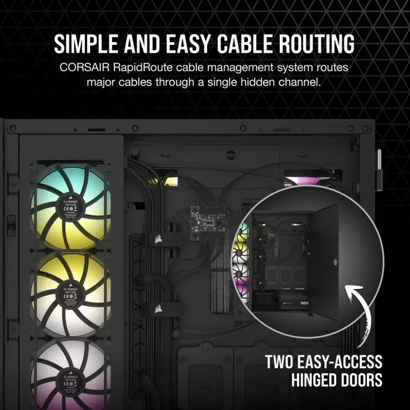 Pc-behuizing Corsair 7000D Airflow full tower zwart