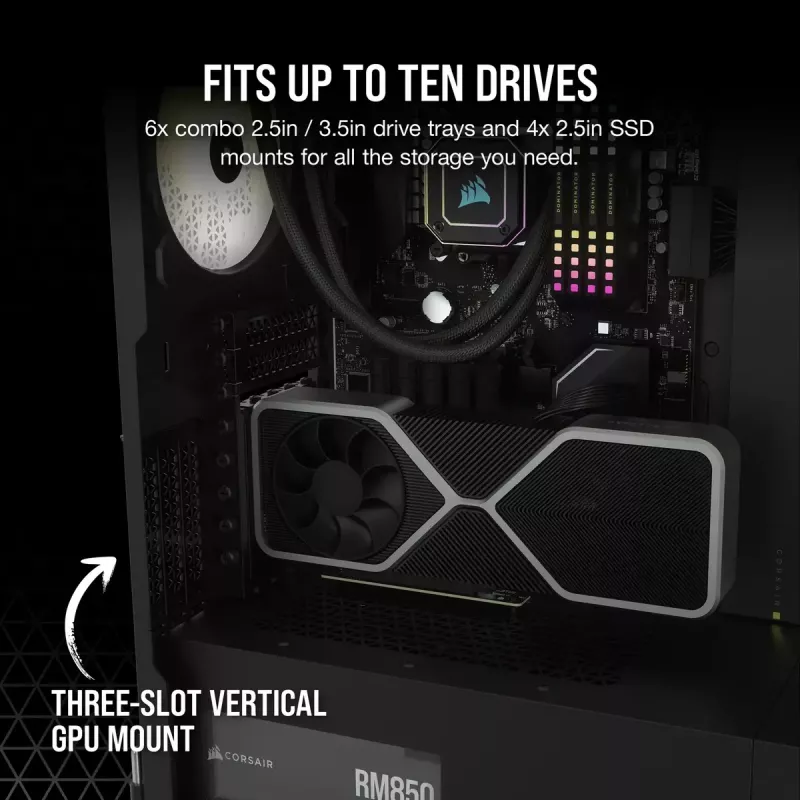 Pc-behuizing Corsair 7000D Airflow full tower zwart