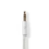Nedis CCTB39940AL10 Lightning-kabel 1m aluminium 3,5-mm-aansluiting