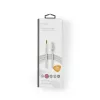 Nedis CCTB39940AL10 Lightning-kabel 1m aluminium 3,5-mm-aansluiting
