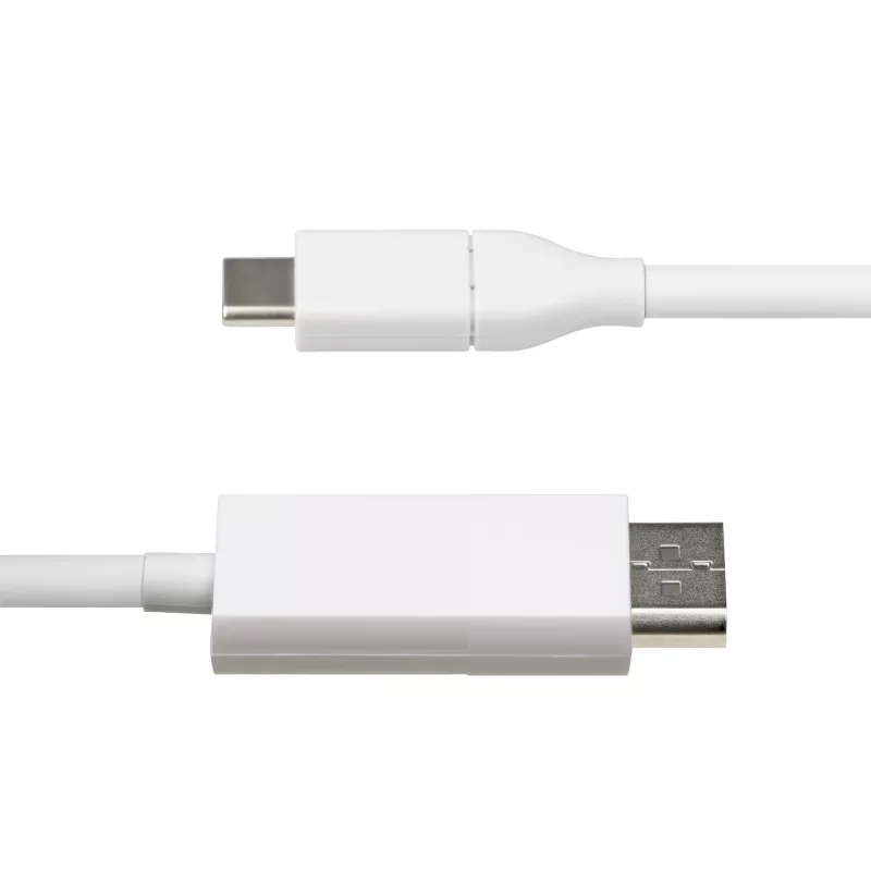 StarTech.com 6ft (2m) USB-C naar DisplayPort 1.2-kabel, bidirectioneel, 4K 60Hz, wit, videoadapterkabel voor Apple MacBook Pro / Air M1 M2 M3 M4, Mac Mini / Studio, Thunderbolt-compatibel