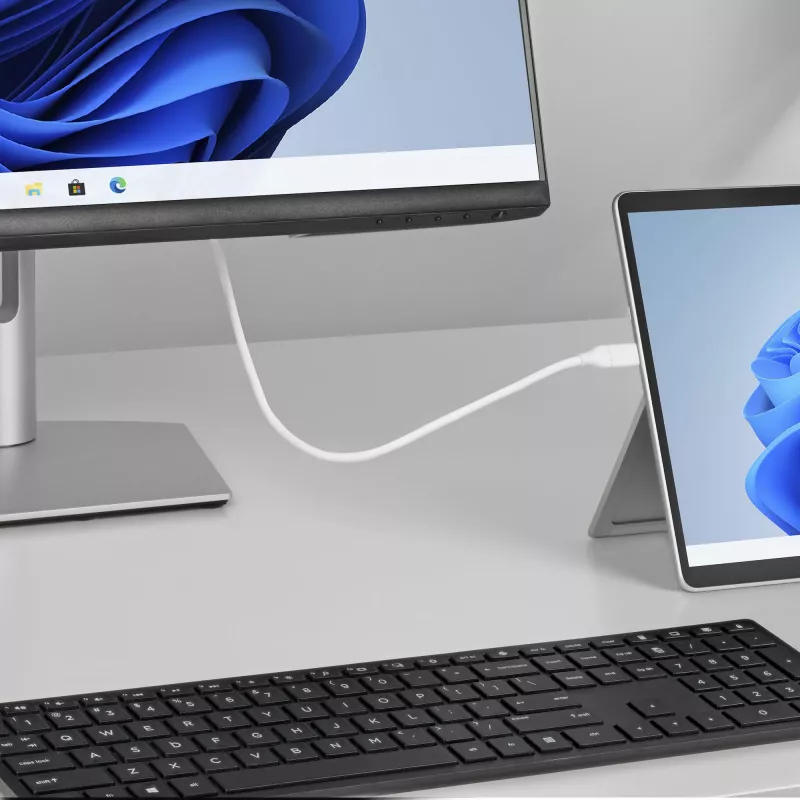 StarTech.com 6ft (2m) USB-C naar DisplayPort 1.2-kabel, bidirectioneel, 4K 60Hz, wit, videoadapterkabel voor Apple MacBook Pro / Air M1 M2 M3 M4, Mac Mini / Studio, Thunderbolt-compatibel