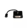 StarTech.com USB-C naar DVI-adapter – zwart – 1920x1200 – USB Type-C videoconverter voor uw DVI-D-scherm/monitor/projector – bijgewerkte versie is CDP2DVIEC