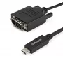 StarTech.com 1 m USB-C-naar-DVI-kabel – 1920 x 1200 – zwart