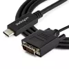 StarTech.com 1 m USB-C-naar-DVI-kabel – 1920 x 1200 – zwart