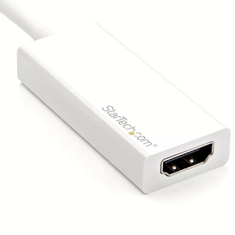 StarTech.com USB-C naar HDMI-adapter - wit - 4K 60Hz, USB Type-C, HDMI-uitgang, 3840 x 2160 pixels