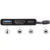 StarTech.com USB-C multiport-adapter met HDMI – USB 3.0-poort – 60W PD – zwart