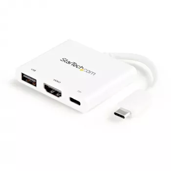StarTech.com USB-C multiport-adapter met HDMI – USB 3.0-aansluiting – 60 W PD – wit