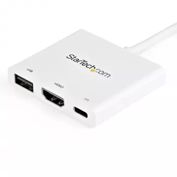 StarTech.com USB-C multiport-adapter met HDMI – USB 3.0-aansluiting – 60 W PD – wit