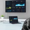StarTech.com 1,8 m USB-C-naar-VGA-kabel – 1920 x 1200/1080p USB Type-C-naar-VGA video-actieve adapterkabel – Thunderbolt 3-compatibel – laptop naar VGA-monitor/projector – DP Alt Mode HBR2