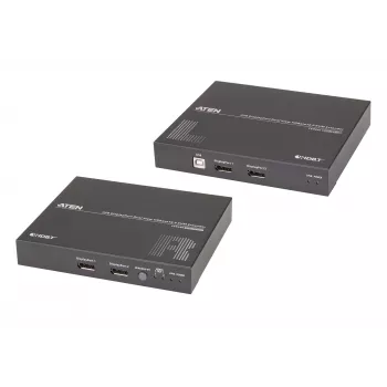 ATEN USB DisplayPort Dual View HDBaseT™ 2.0 KVM-extender (4K@100m voor enkele weergave)