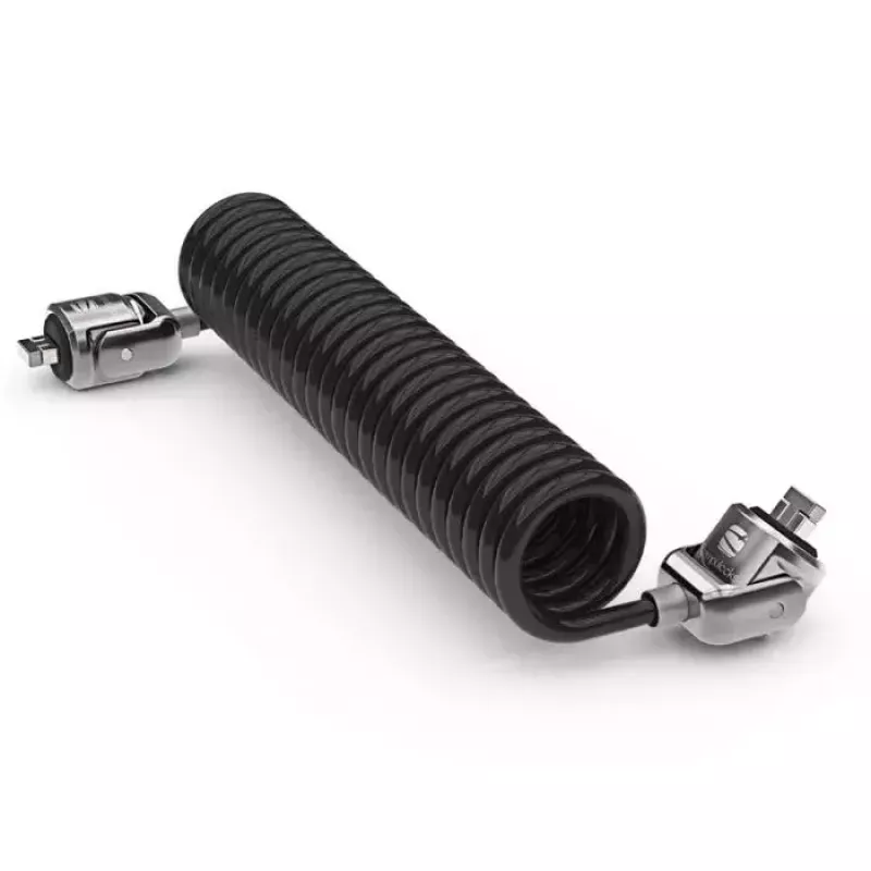 Beveiligingskabelslot Compulocks CL02H Dual Head Coiled T-bar
