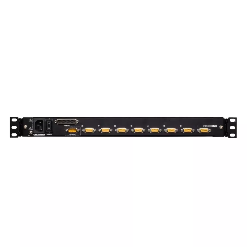KVM-switch ATEN CL5708M Rackeinbau zwart 1HE 17 inch LCD CL5708M-ATA-GG