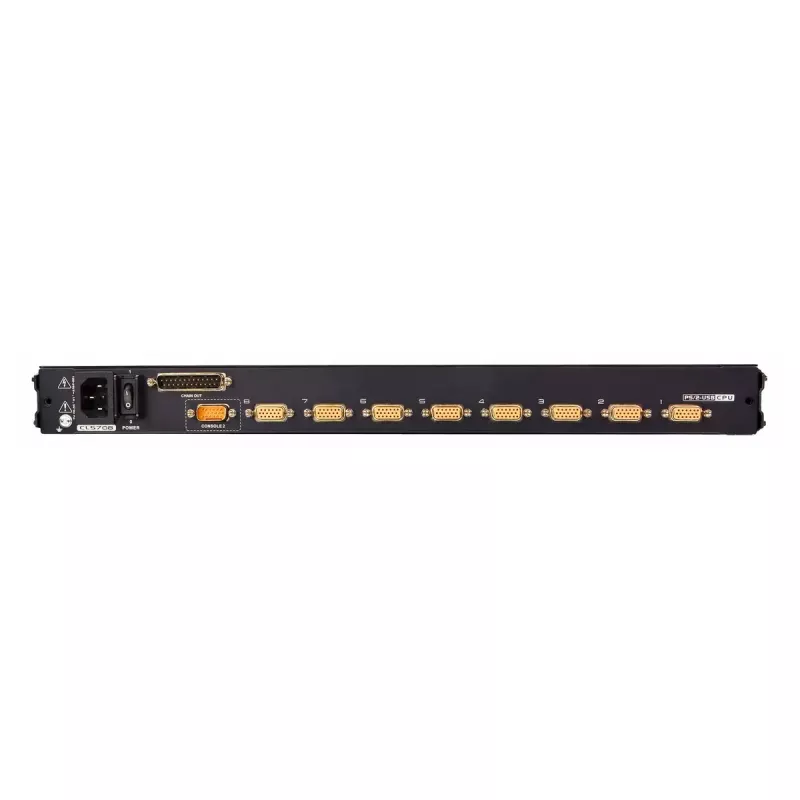 KVM-switch ATEN CL5708M Rackeinbau zwart 1HE 17 inch LCD CL5708M-ATA-GG