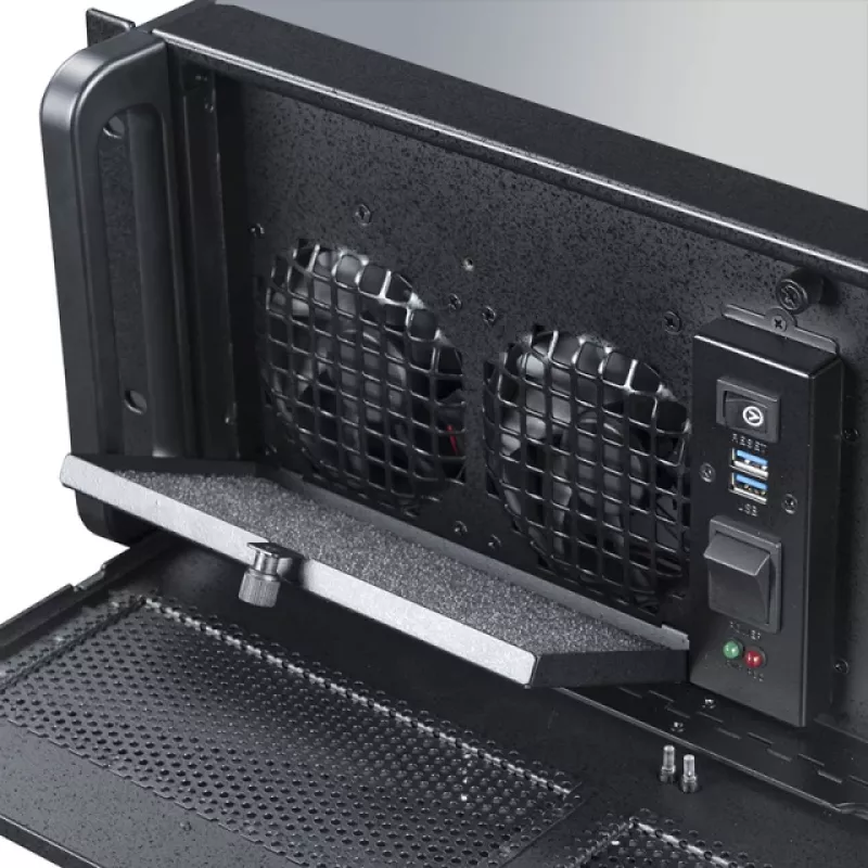 Chieftec UNC-410S-B-U3 rack zwart