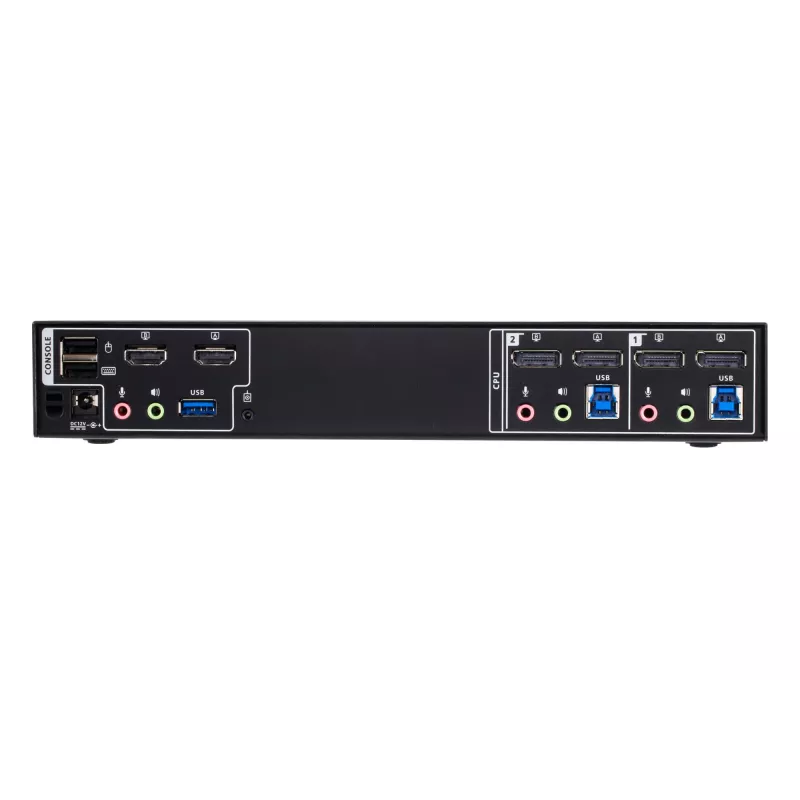 ATEN 2-poorts 4K DisplayPort dual-display mini-matrix Boundless KVM-switch