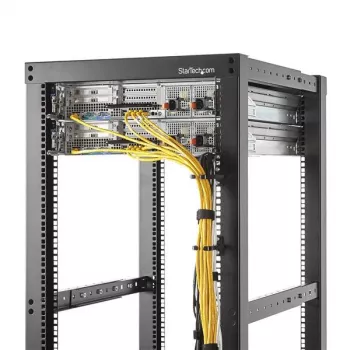StarTech.com 1U verticale serverrack kabelmanagement D-ring haak – 4,5 x 10 cm (1,8 x 3,9 inch)
