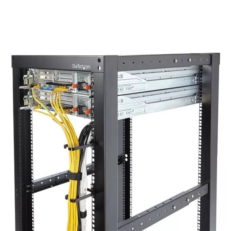 StarTech.com 1U verticale serverrack kabelmanagement D-ring haak – 4,5 x 10 cm (1,8 x 3,9 inch)