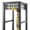 StarTech.com 5-pack 1U verticale kabelgeleiding D-ring haken, kabelmanager voor 19-inch serverracks/kasten, netwerkrack kabelorganizer, kabelgeleidingsringen