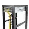 StarTech.com 5-pack 1U verticale kabelgeleiding D-ring haken, kabelmanager voor 19-inch serverracks/kasten, netwerkrack kabelorganizer, kabelgeleidingsringen