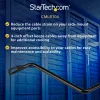 StarTech.com horizontale kabelgeleidingsbeugels met 10,2 cm offset voor racks – 10-pack