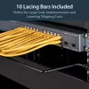 StarTech.com horizontale kabelgeleidingsbeugels met 10,2 cm offset voor racks – 10-pack