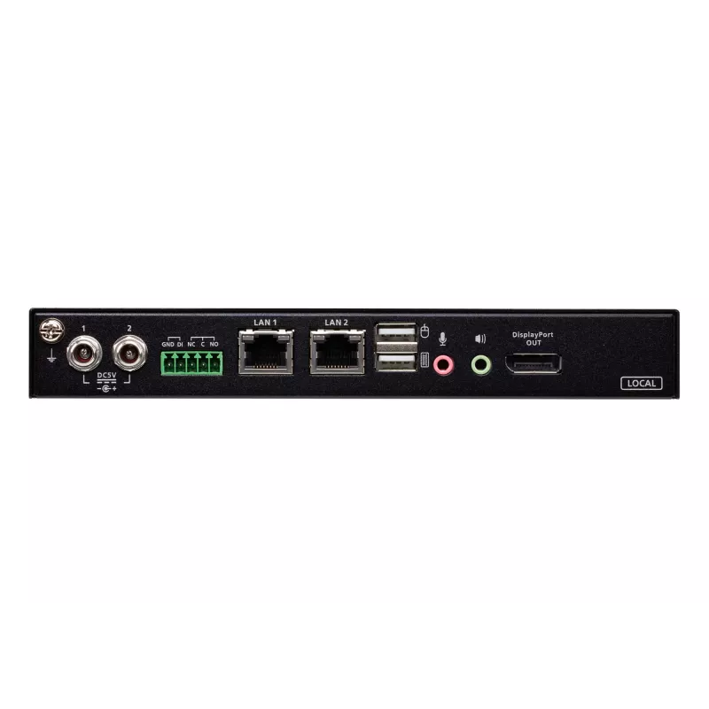 ATEN 1-local/remote share access single port 4K DisplayPort KVM over IP-switch