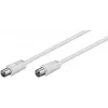 Coaxkabel Microconnect COAX015W RCA 1,5 m wit