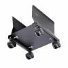 StarTech.com computertorenwagen, rolbare mobiele CPU-caddy op wielen (rollen), max. belasting 21 kg, verstelbare pc-behuizinghouder, desktopvloerstandaard, stalen dolly