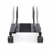 StarTech.com computertorenwagen, rolbare mobiele CPU-caddy op wielen (rollen), max. belasting 21 kg, verstelbare pc-behuizinghouder, desktopvloerstandaard, stalen dolly