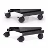 StarTech.com computertorenwagen, rolbare mobiele CPU-caddy op wielen (rollen), max. belasting 21 kg, verstelbare pc-behuizinghouder, desktopvloerstandaard, stalen dolly