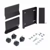 StarTech.com computertorenwagen, rolbare mobiele CPU-caddy op wielen (rollen), max. belasting 21 kg, verstelbare pc-behuizinghouder, desktopvloerstandaard, stalen dolly