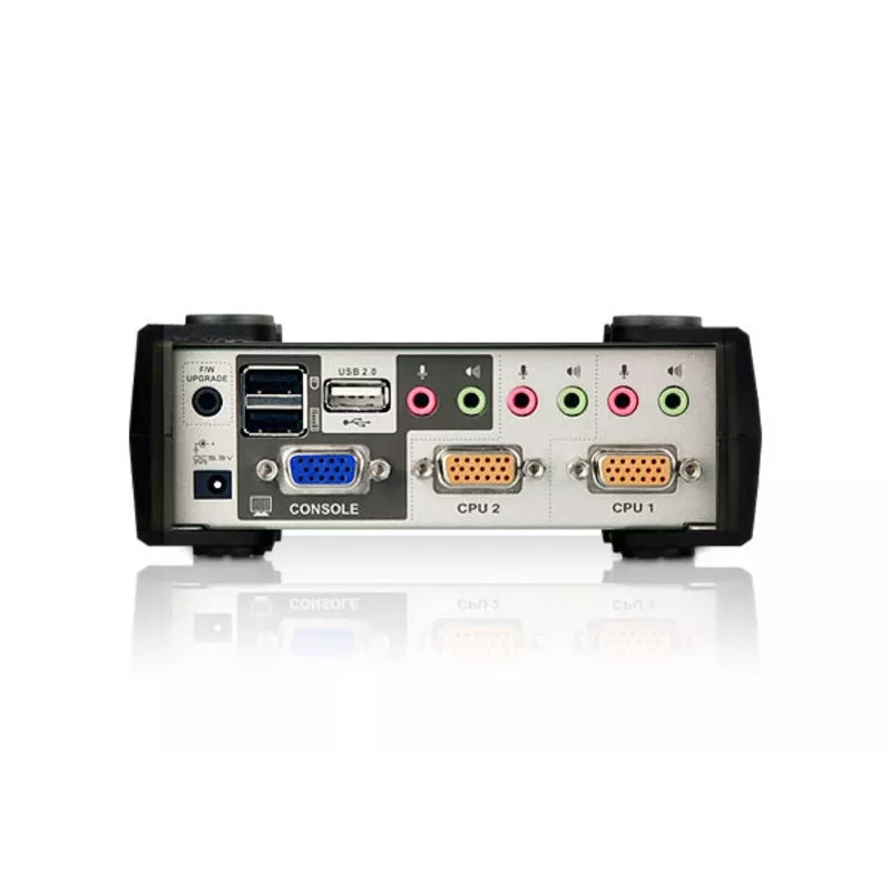 ATEN 2-poorts USB - PS/2 VGA KVM-switch met audio- & USB 2.0-hub (KVM-kabel meegeleverd)