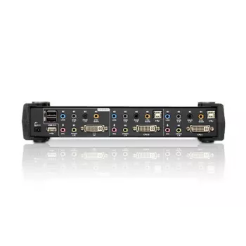 ATEN 2-poorts USB DVI Dual Link KVM-switch met audio & USB 2.0-hub (KVM-kabel inbegrepen)
