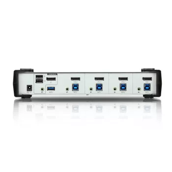 ATEN 4-poorts USB 3.1 Gen 1 DisplayPort 1.1 KVMP™-switch met luidspreker (KVM-kabel meegeleverd)