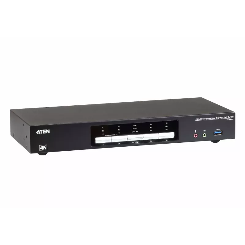 KVMP-switch ATEN 4P USB3.0 DisplayPORT Dual View