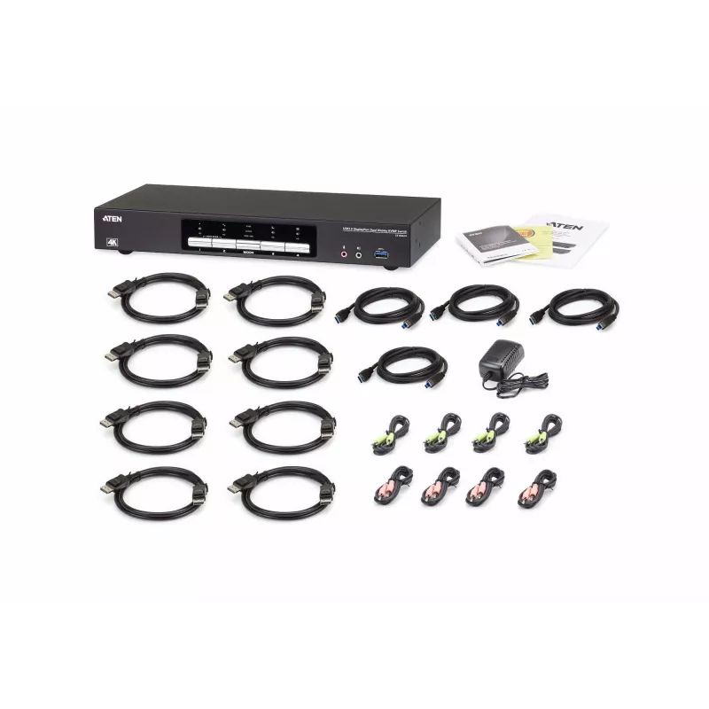 KVMP-switch ATEN 4P USB3.0 DisplayPORT Dual View