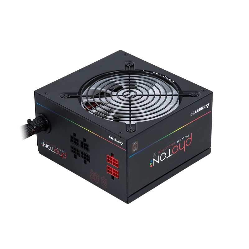 Chieftec Photon CTG-750C-RGB 750 W voeding, Bronze, 120 mm RGB-ventilator