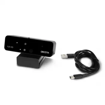 Webcam DICOTA D31892 1902 x 1080 pixels USB zwart