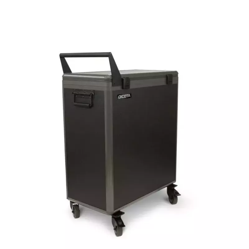 Draagbare apparaatbeheerwagen DICOTA D32005 zwart vloeropstelling